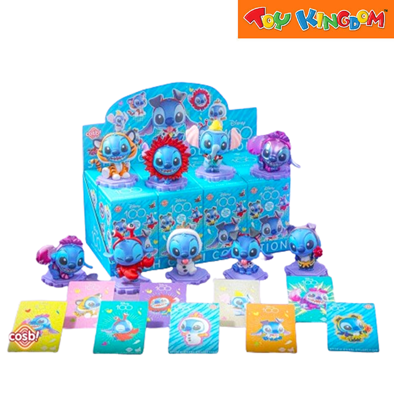 Cosbi Disney 100 Stitch Blue Mystery Collection Toy Kingdom