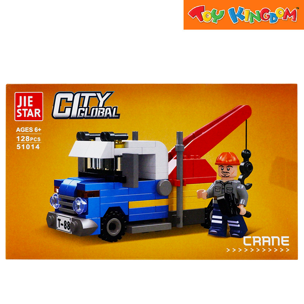 Jie Star 51014 Global City Crane 128 Pcs Blocks | Toy Kingdom