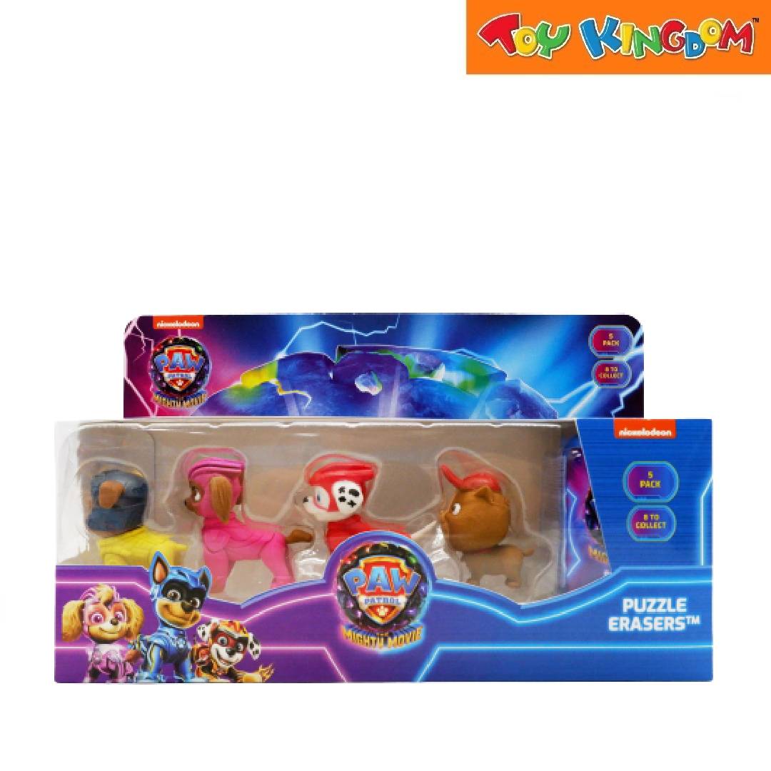 3 Paw Patrol 3D Figurines Erasers