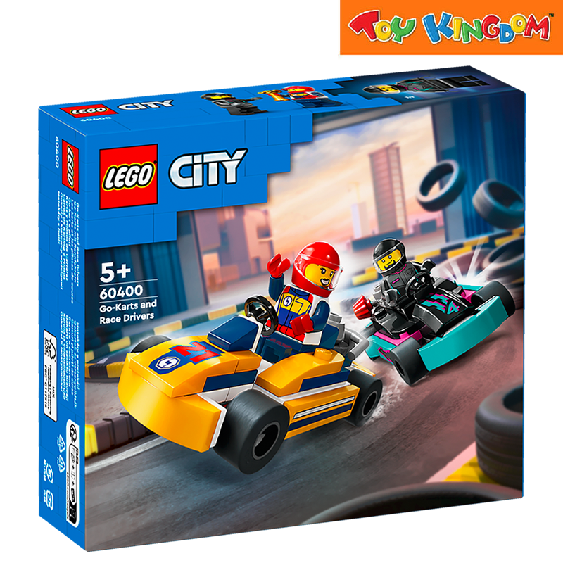 Lego 60400 City Go Karts And Race Drivers 99pcs Building Blocks