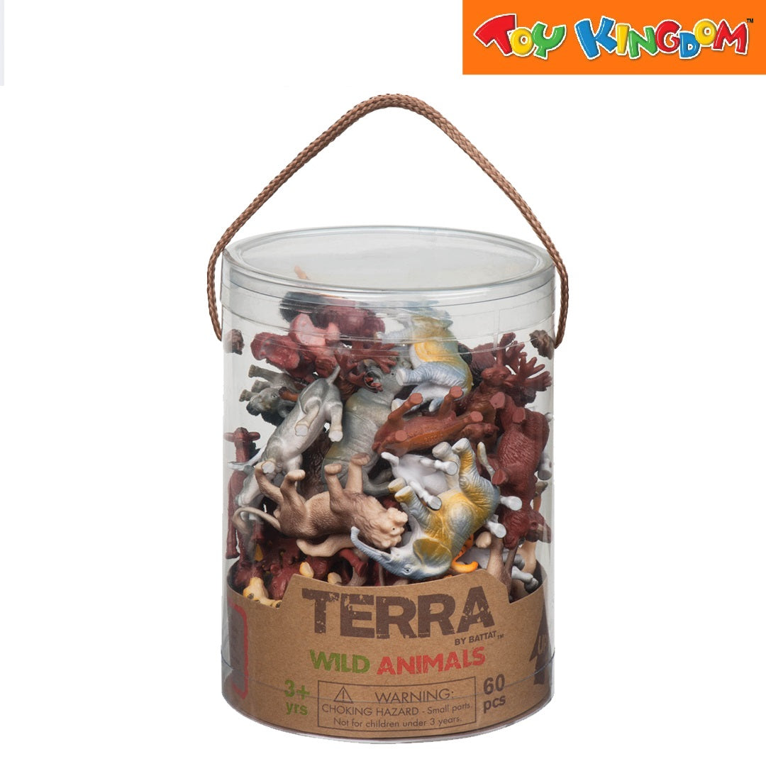 Terra Wild Animals in Tube Toy Kingdom