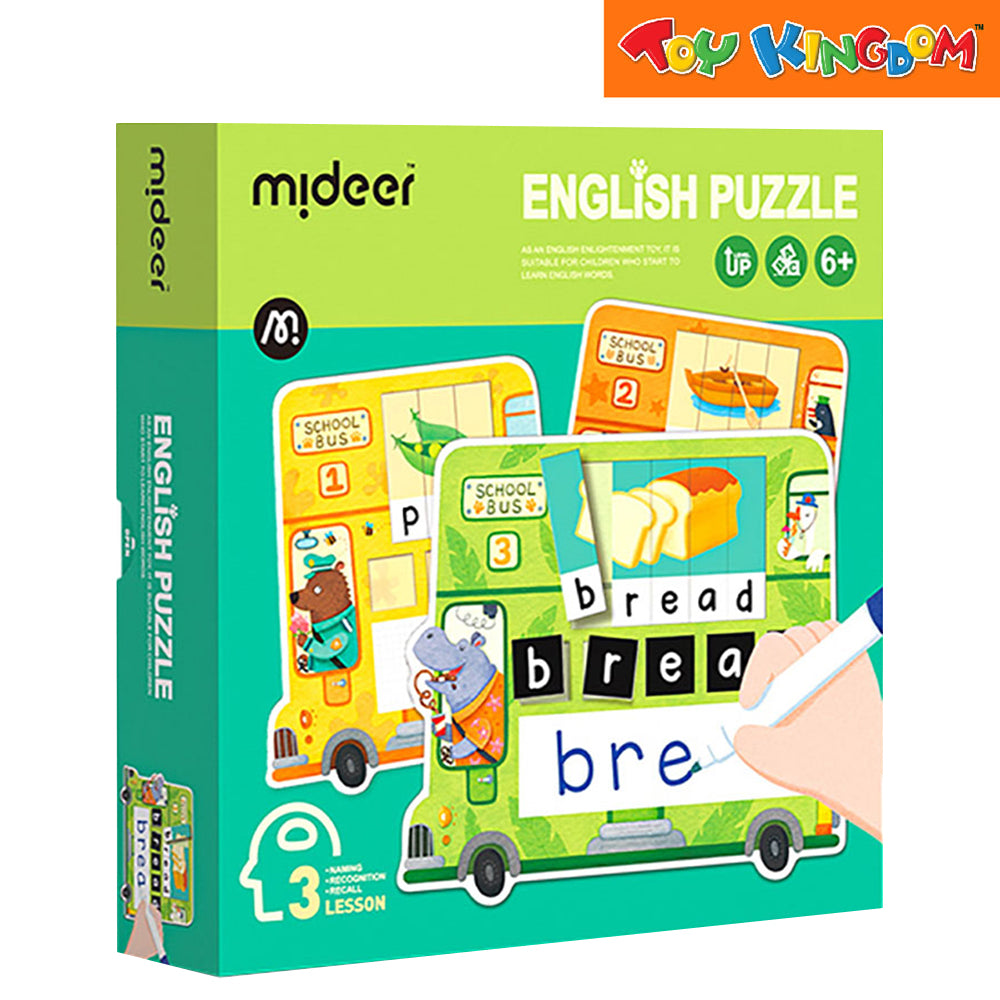 MiDeer Oh! B-U-S Bus! Word Puzzle | Toy Kingdom