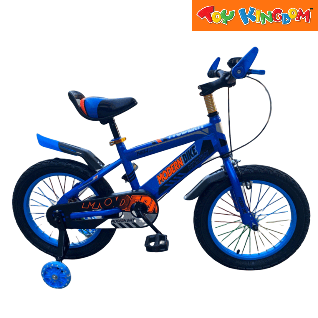 Blue 16 inch Modern Bike Toy Kingdom