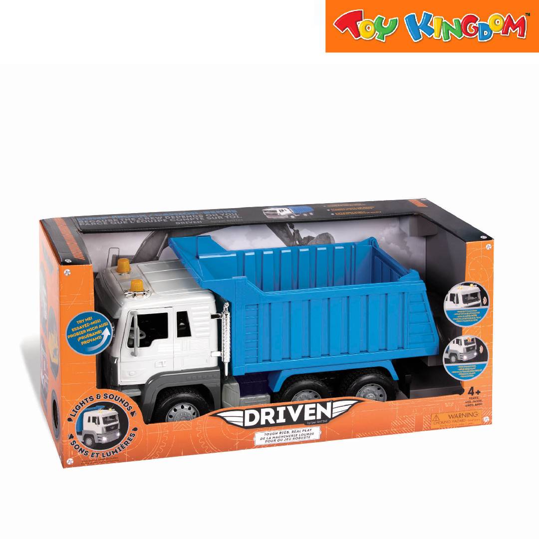 Driven toy garbage sales truck