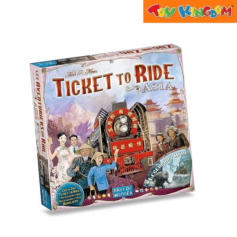 Asmodee Days of Wonder Ticket to Ride Asia