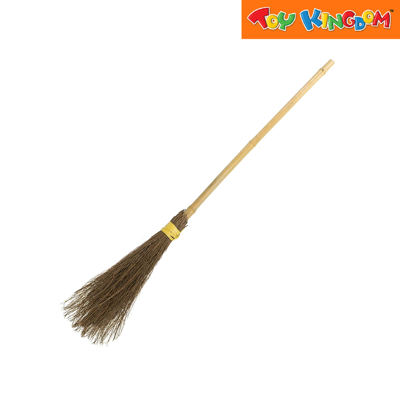 Halloween Witch Straw Broom 42 Inch Prop Toy