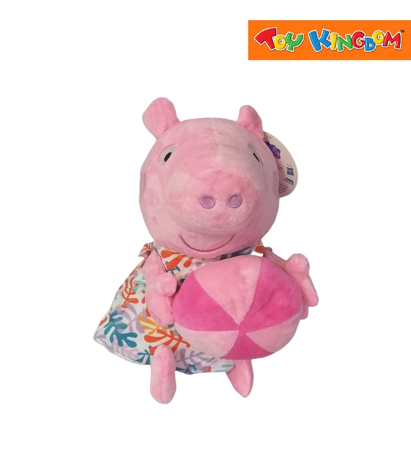 Peppa Pig 14 inch In Summer Dress With Ball Plush