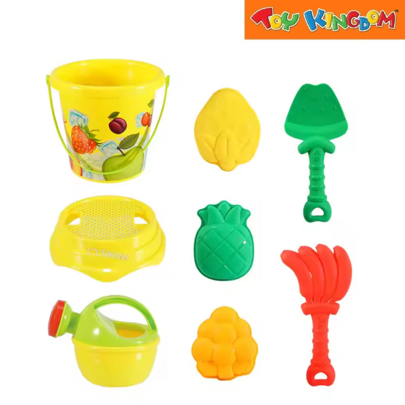 Yellow 8pcs Beach Playset