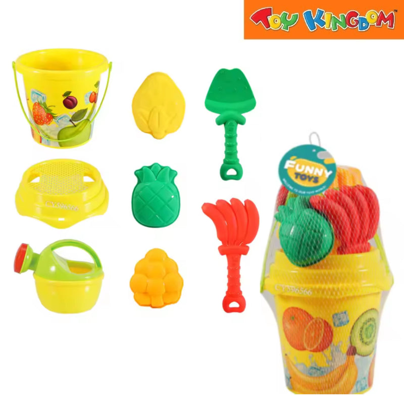 Yellow 8pcs Beach Playset