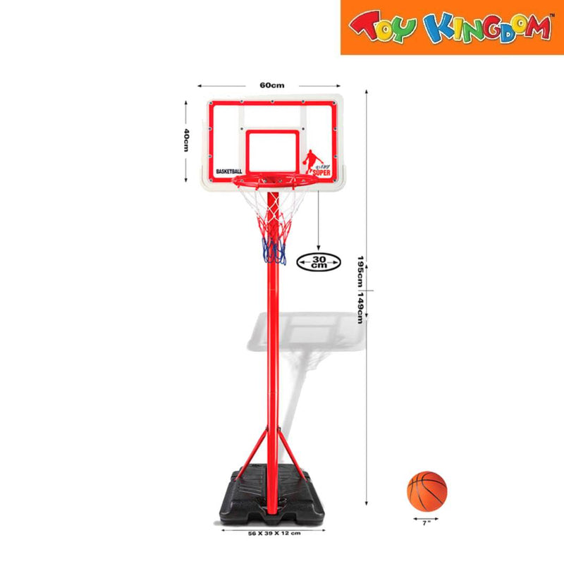 Real Action Basketball Playset