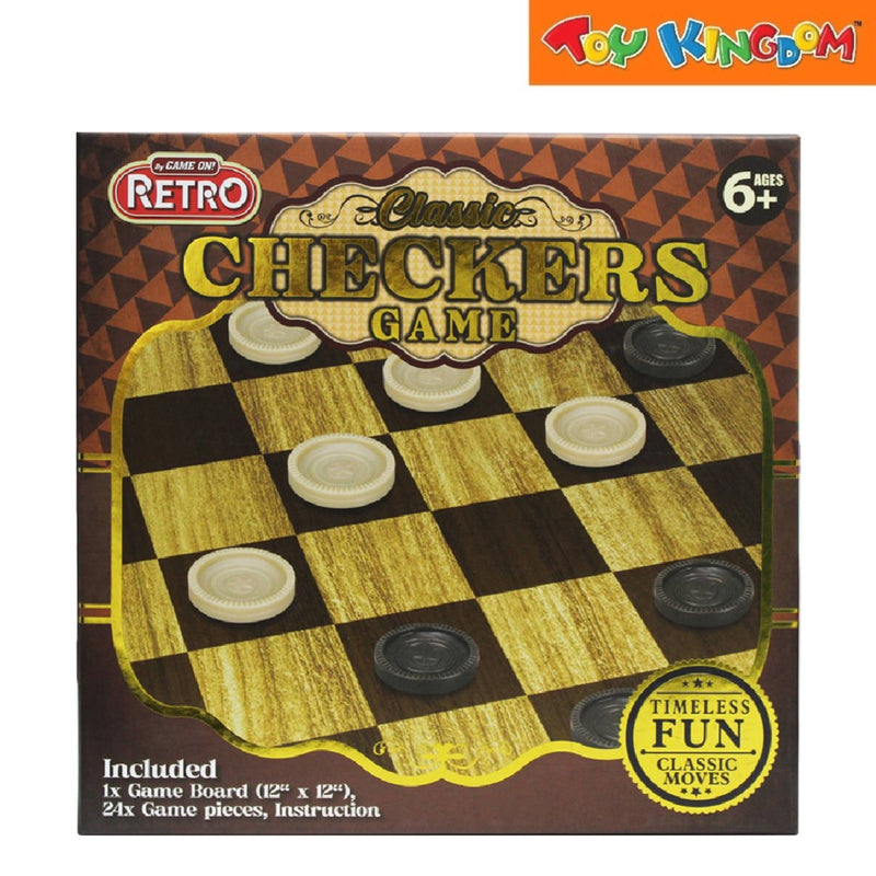 Classic Checkers Board Game