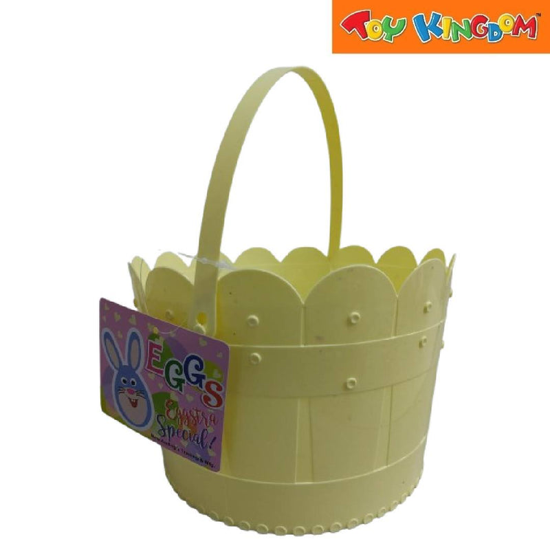 Easter Basket In Yellow