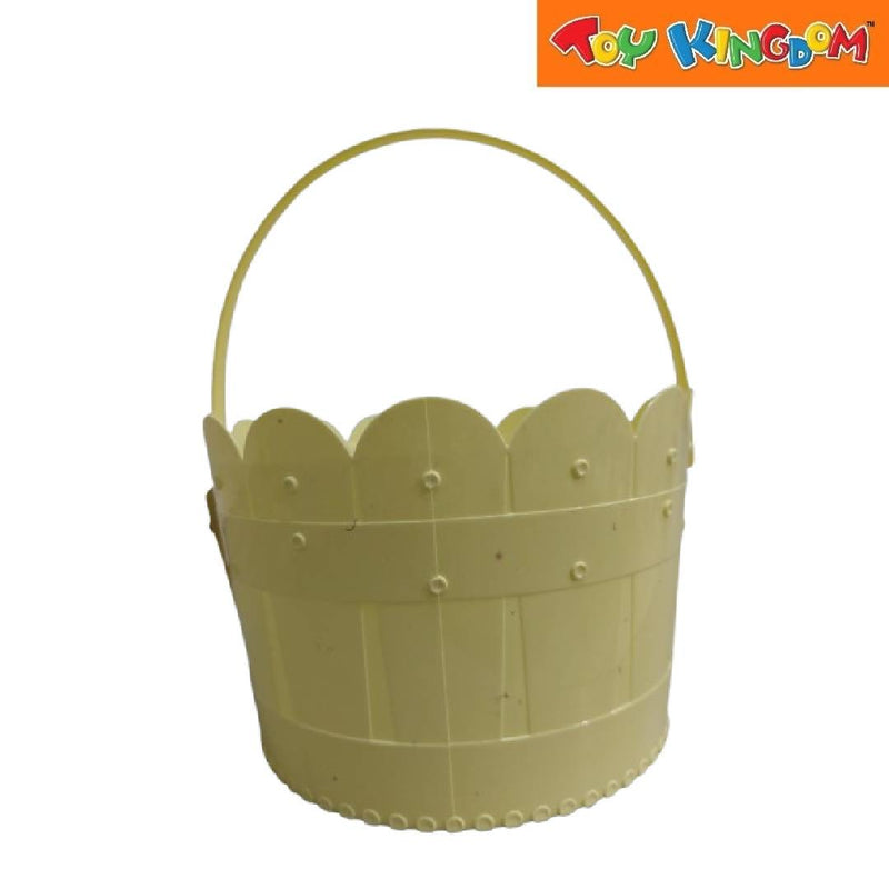 Easter Basket In Yellow