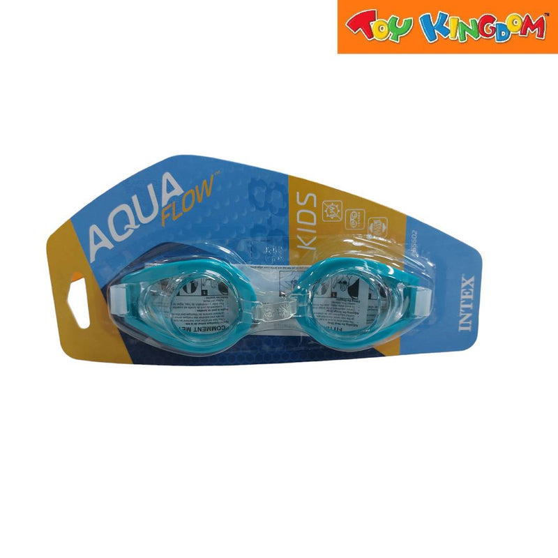 Intex Aquaflow Play Blue Green Clear Goggles