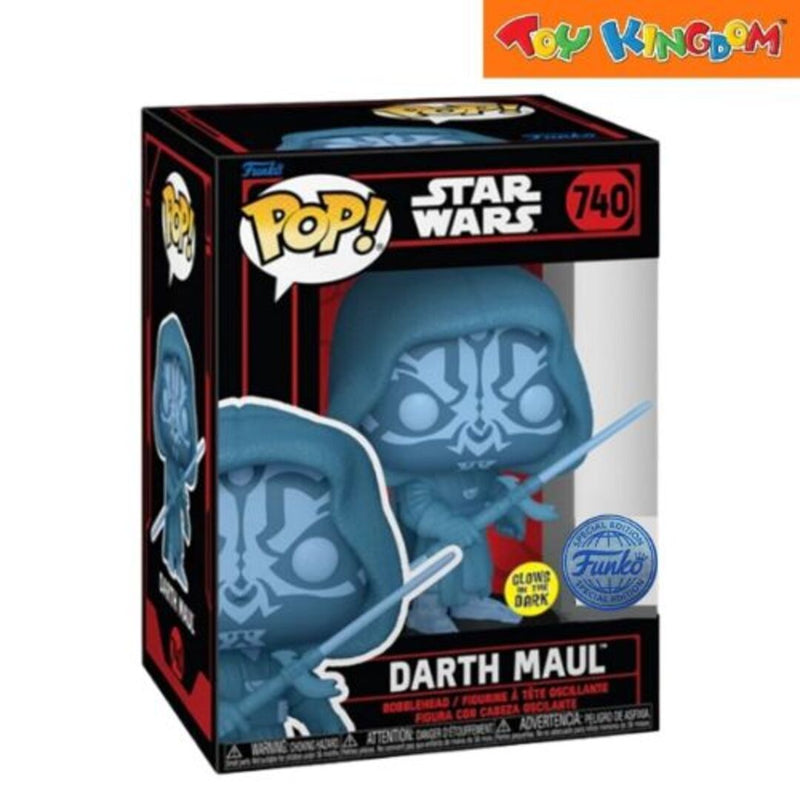 Funko Pop! Star Wars Darth Maul Glows In The Dark Bobblehead Figure