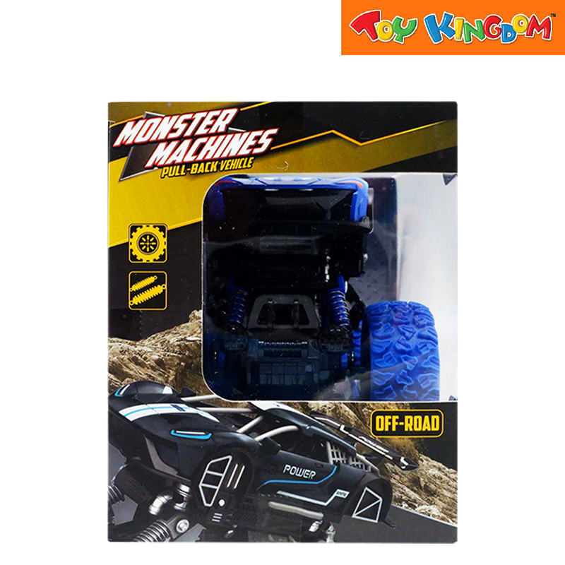 Dream Machine 1:32 Off Road Monster Machines Pull Back Brave Die-cast