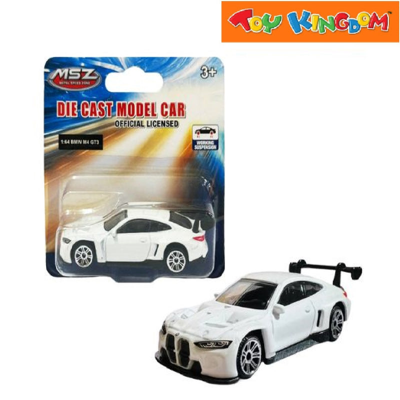 Metal Speed Zone 1:64 BMW M4 GT3 White Die-cast