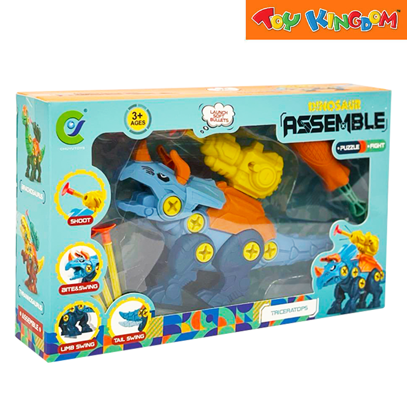 Dinosaur Assemble Triceratops Blue Action Figure