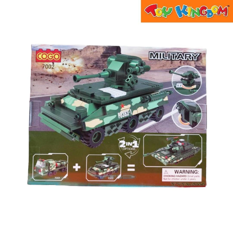 Cogo Military Tank Building Blocks