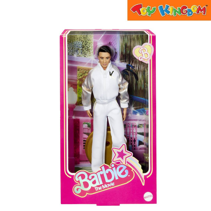 Barbie Ken Doll In White and Gold Tracksuit The Movie Doll