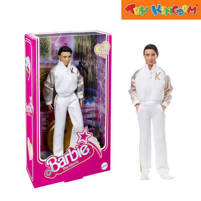 Barbie Ken Doll In White and Gold Tracksuit The Movie Doll