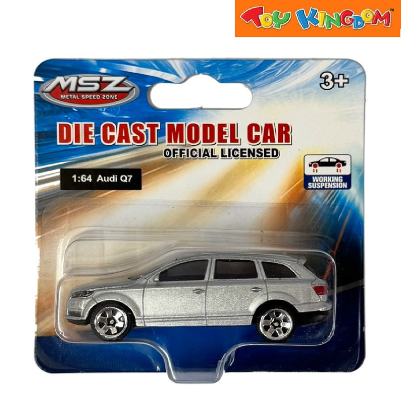 Metal Speed Zone 1:64 Audi Q7 Silver Die-cast