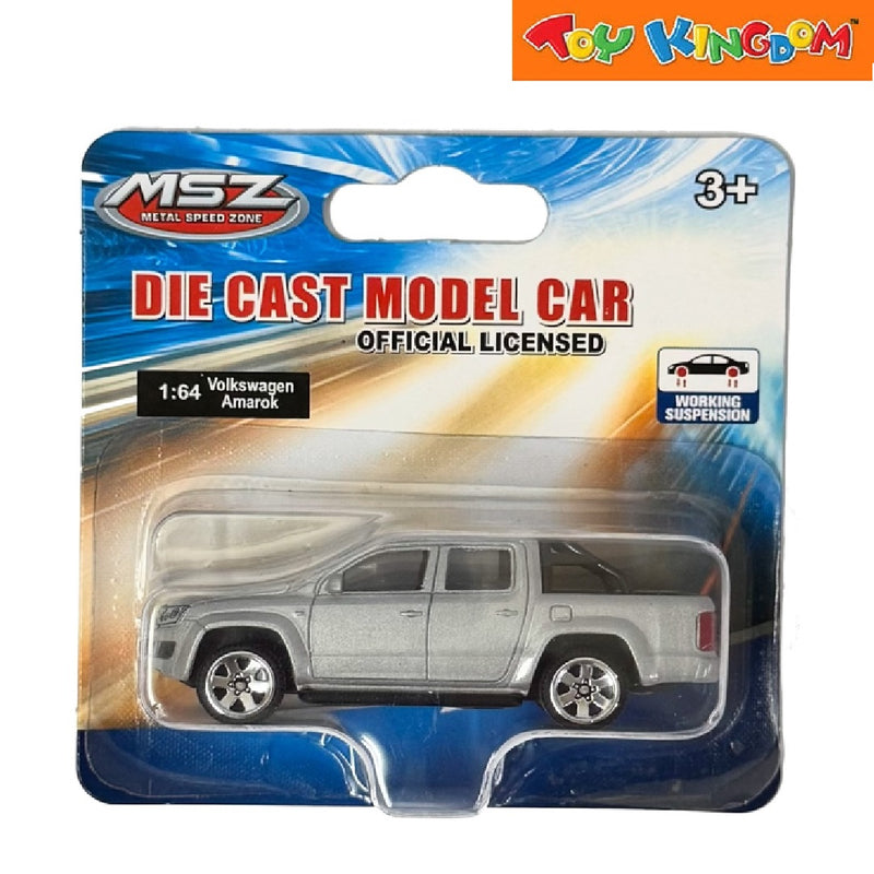 Metal Speed Zone 1:64 Volkswagen Amarok Silver Die-cast