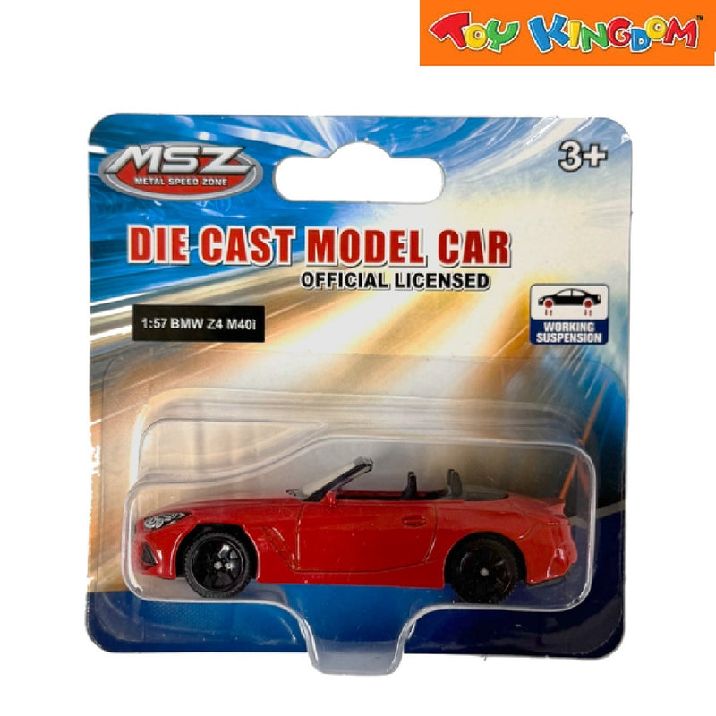 Metal Speed Zone 1:57 BMW Z4 M40i Red Die-cast