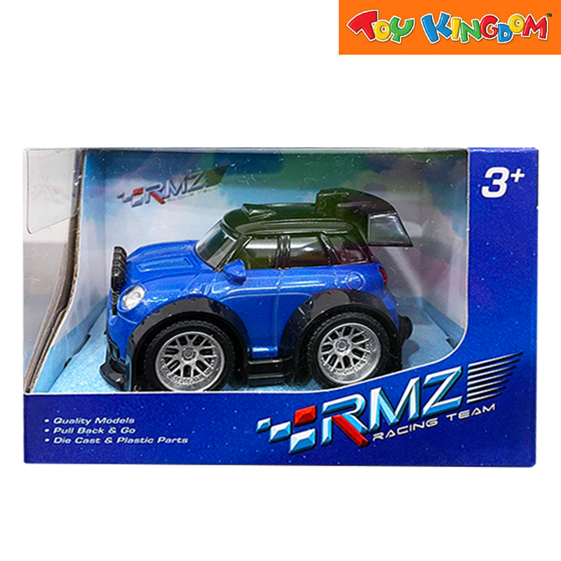 RMZ Racing Team Mini Cooper Blue Die-cast ( Q Series )