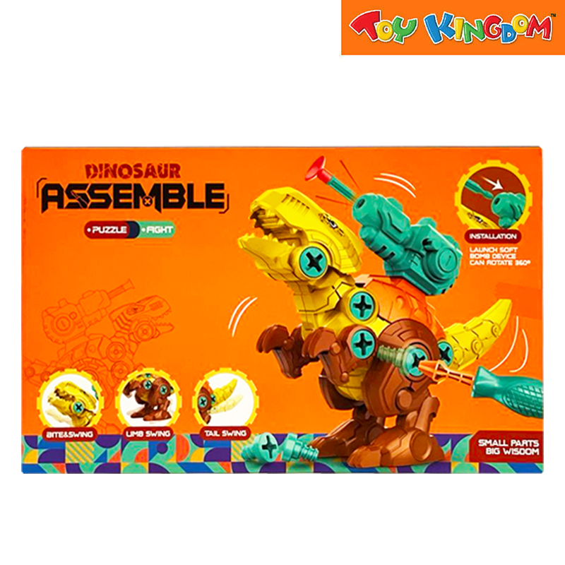 Dinosaur Assemble Tyrannosaurus Orange Action Figure