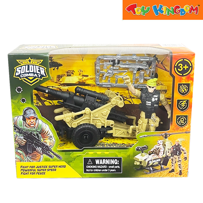 Soldier Combat Machine Gun Playset