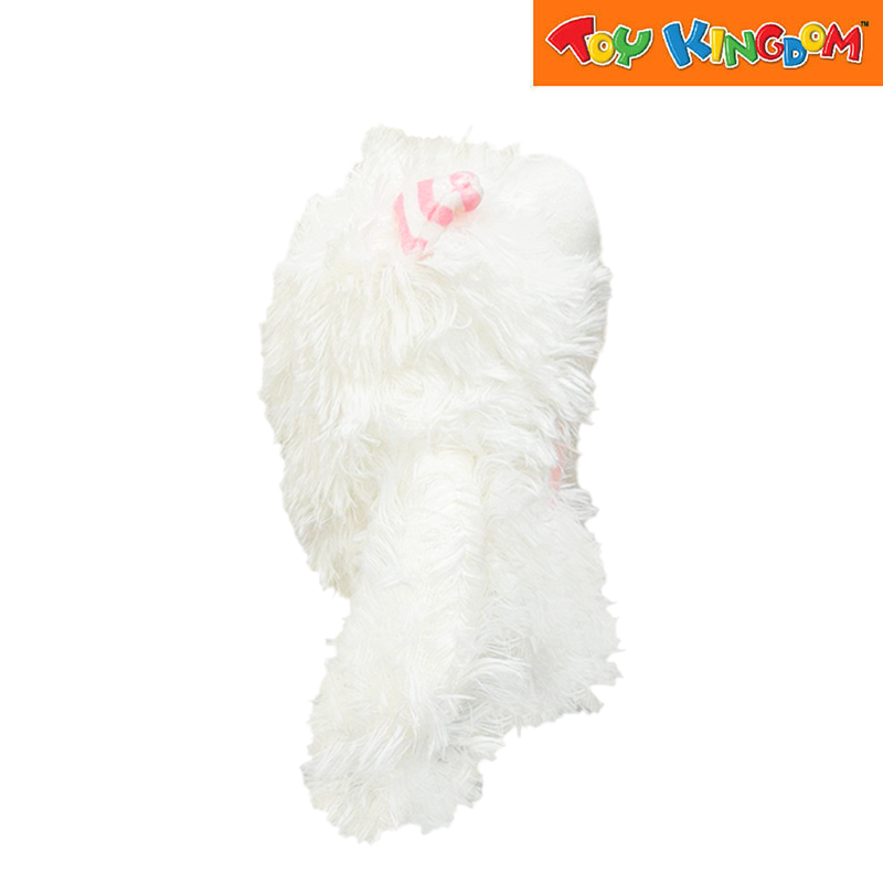 Cute Fluffy Monster White Plush