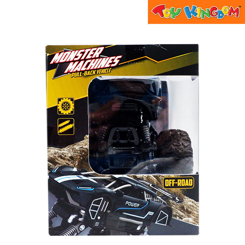 Dream Machine 1:32 Off Road Monster Machines Pull Back Power Game Die-cast