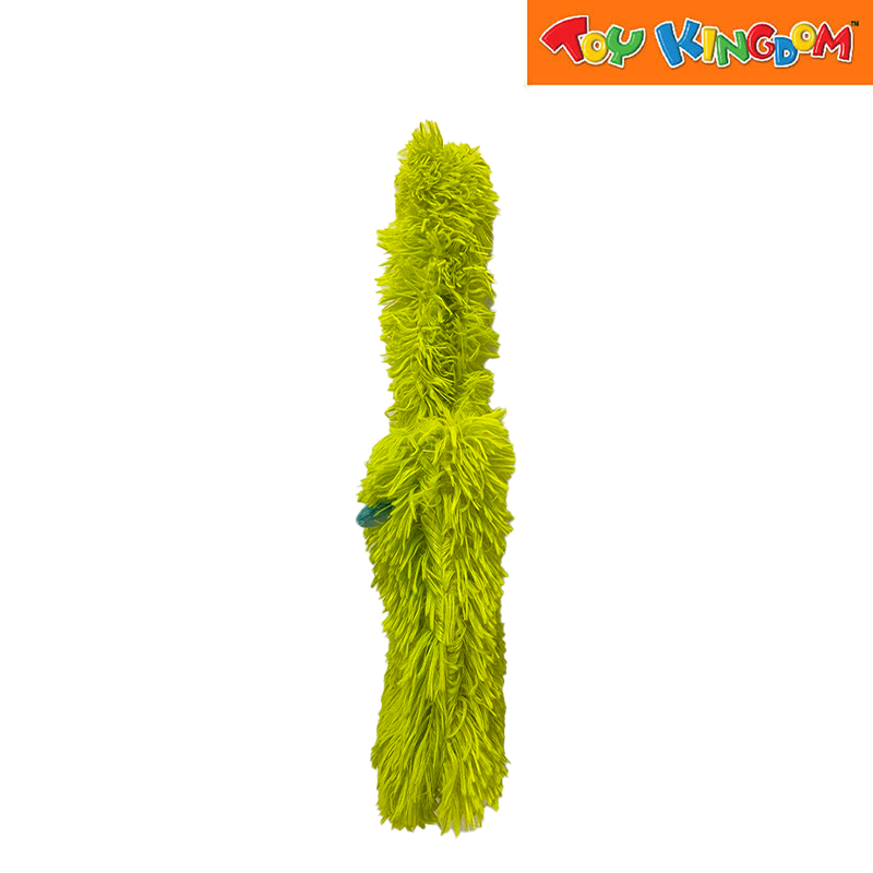 Fluffy Monster Bag Green 12.5 inch Plush