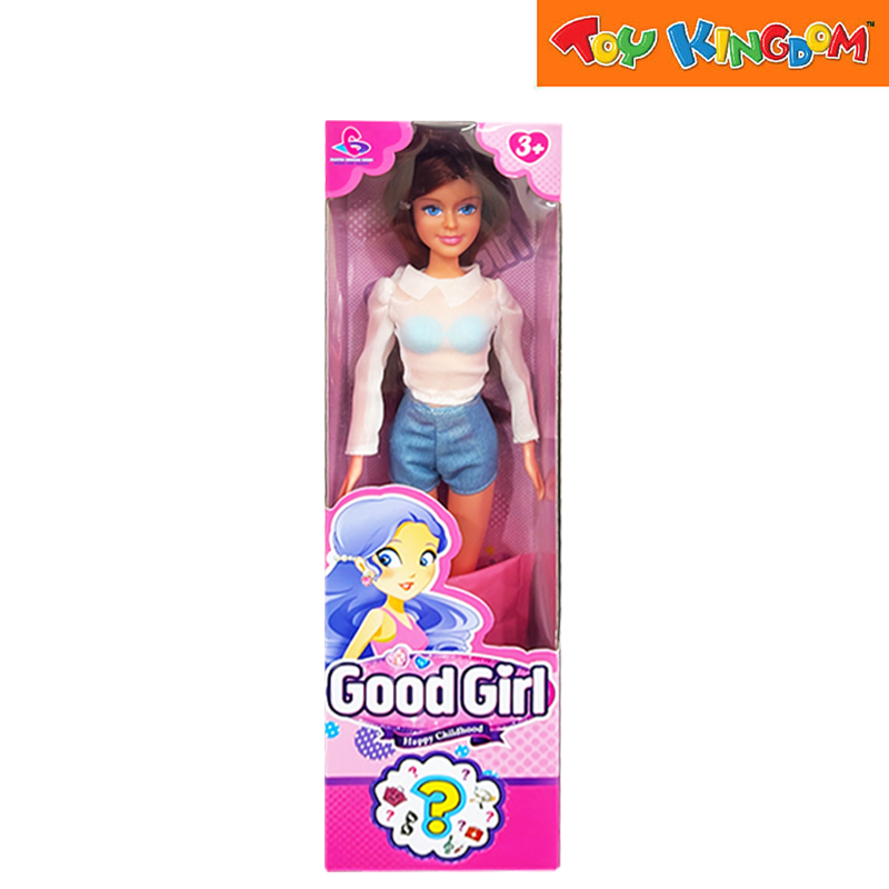 Good Girl Happy Childhood 11.5 inch Doll In Top And Short With Accessories