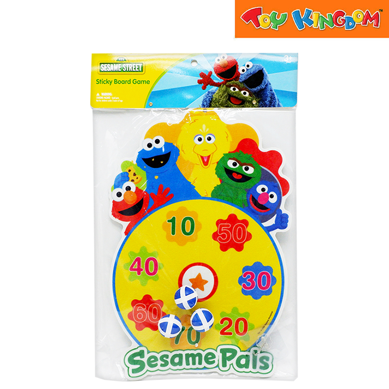 Sesame Street Velcro Target Sticky Board Game