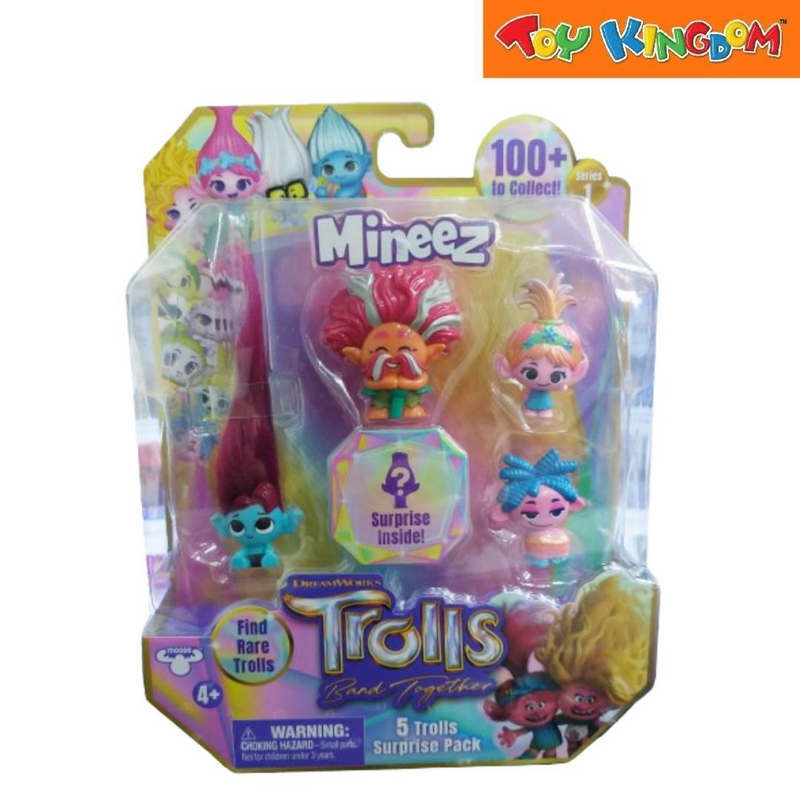 DreamWorks Trolls Band Together Mineez 5 Trolls Surprise Pack Mini ...