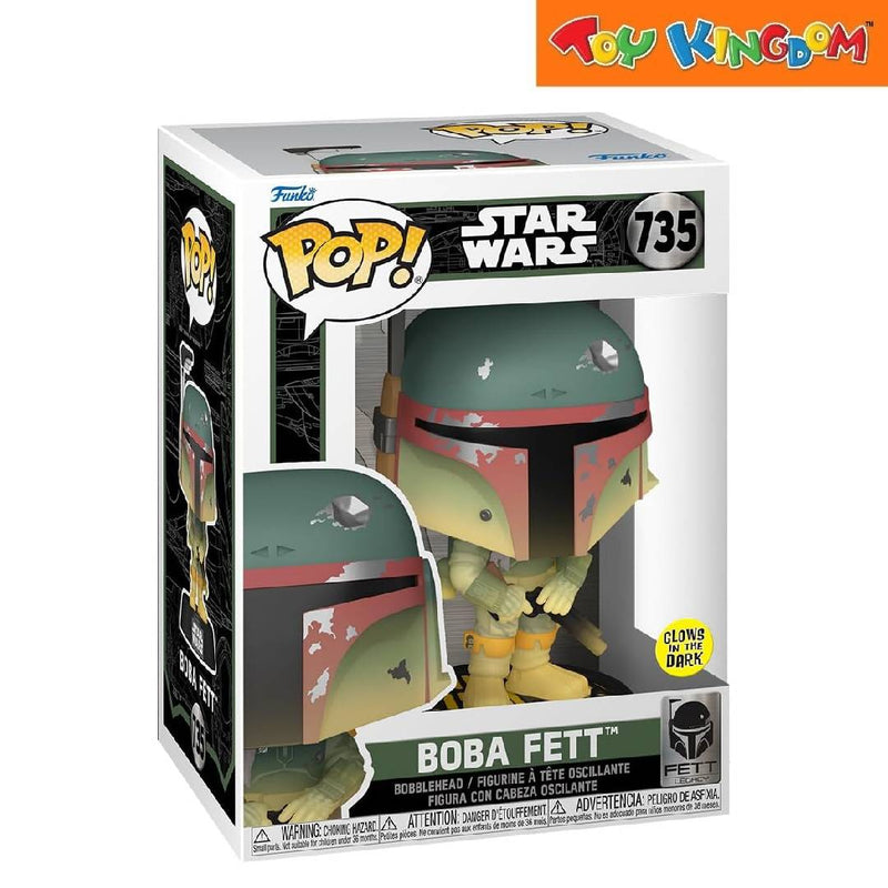 Funko Pop! Star Wars Boba Fett Legacy - Glows In The Dark Bobblehead Figure