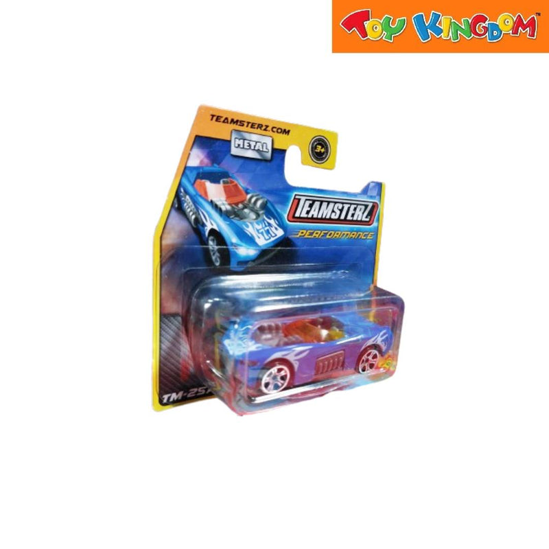 Teamsterz Performance Convertible Car Blue Die-cast