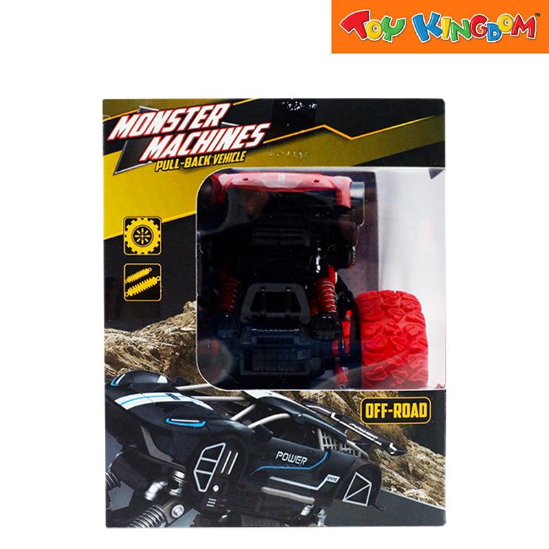 Dream Machine 1:32 Off Road Monster Machines Pull Back Unique Power Die-cast