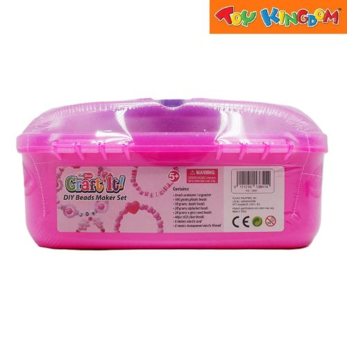 KidShop Craft It! Pink DIY Beads Maker Set