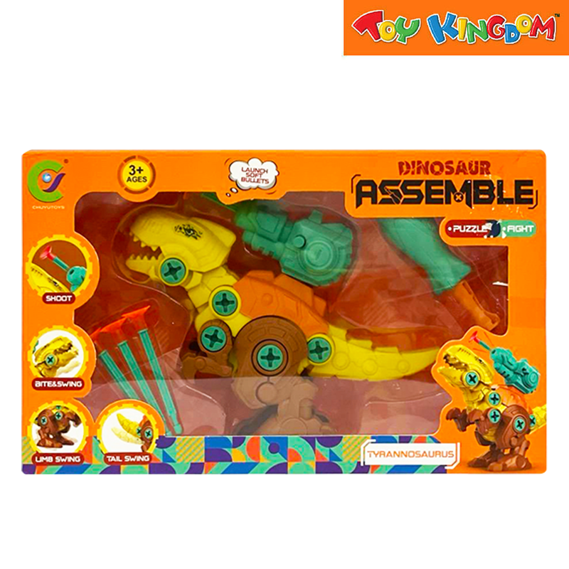 Dinosaur Assemble Tyrannosaurus Orange Action Figure