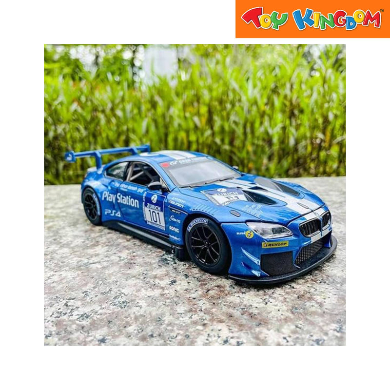 Metal Speed Zone 1:24 BMW M6 GT3 Blue Die-cast