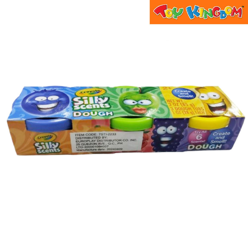 Crayola Silly Scents 3 Pack 1 ounce Scented Dough