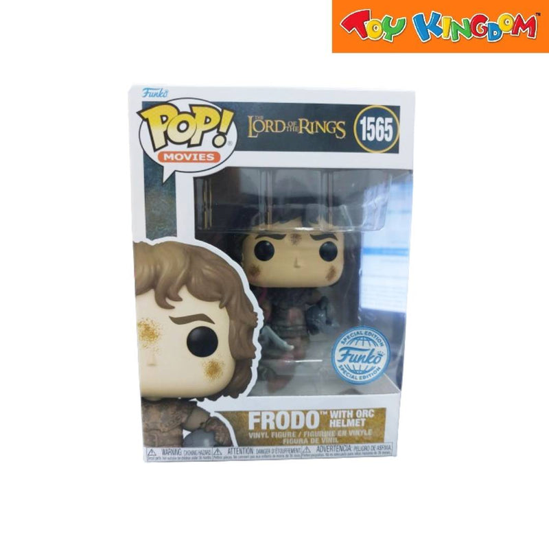 Funko Pop! Movies The Lord Of The Rings Frodo Baggins With Orc Helmet Action Figure