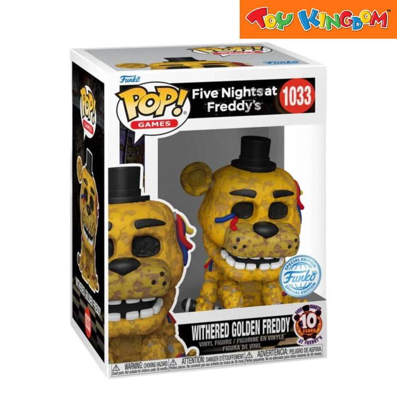 Funko Pop! Games FNAF Withered Golden Freddy Vinyl Figure