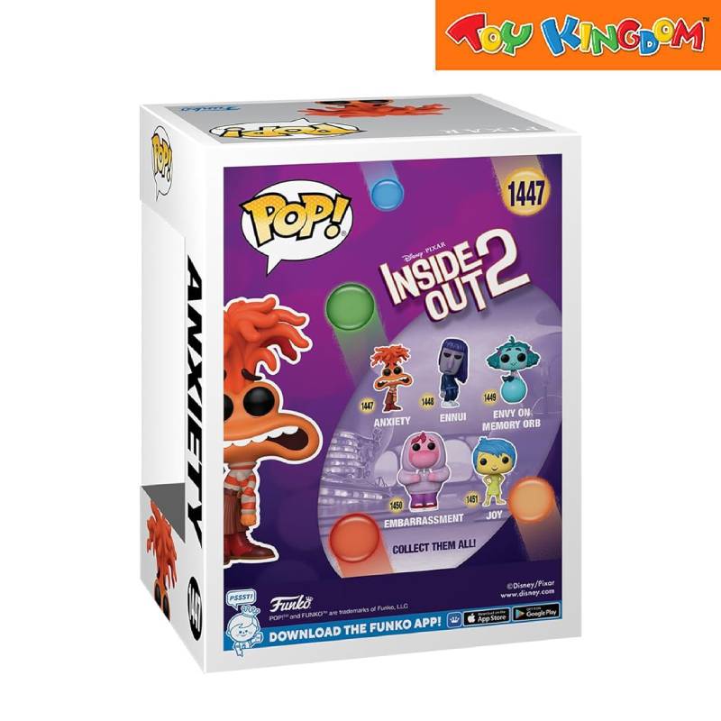 Funko Pop! Disney Pixar Inside Out 2 Anxiety Vinyl Figure