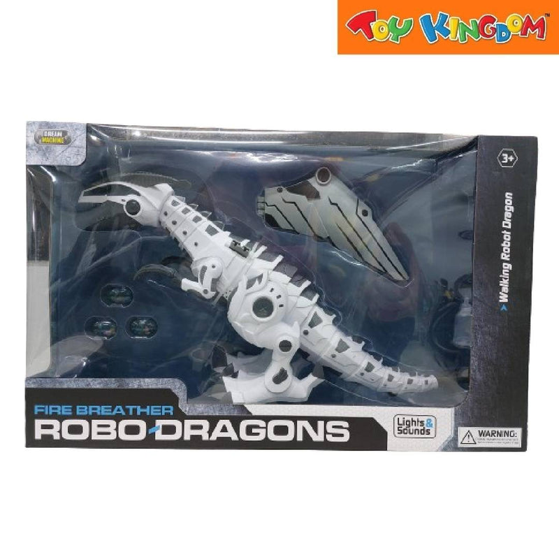 Dream Machine Fire Breather White Robo Dragon