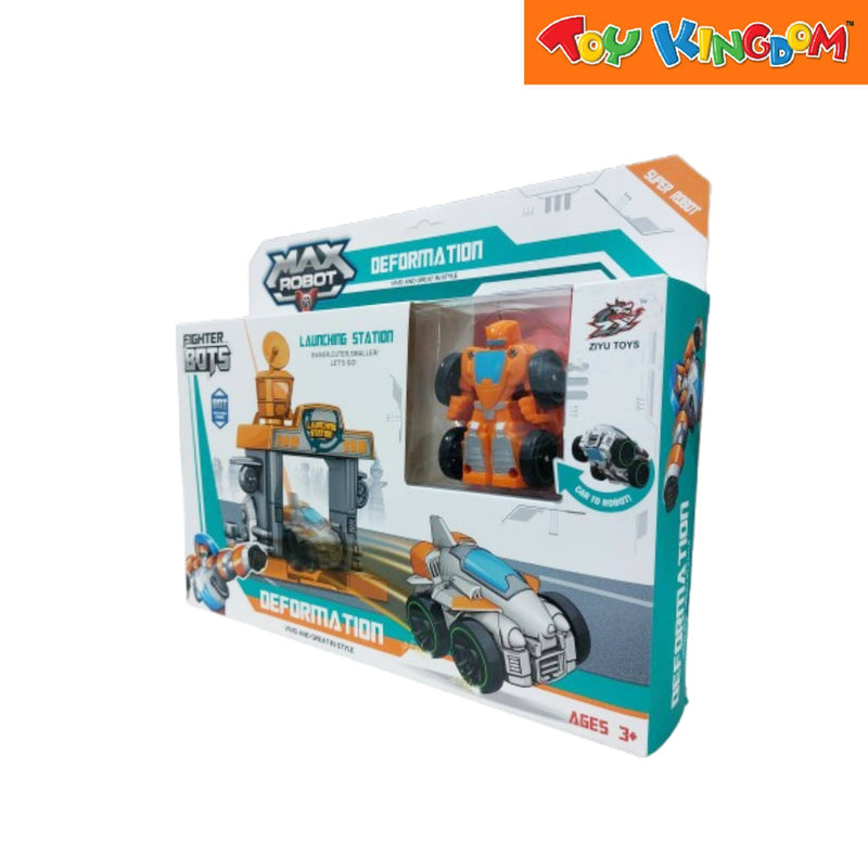 Deformation Max Robot Orange Figther Bots Figure