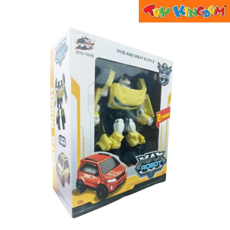 Robot Super Knight Yellow Deformation Vivid And Great In Style